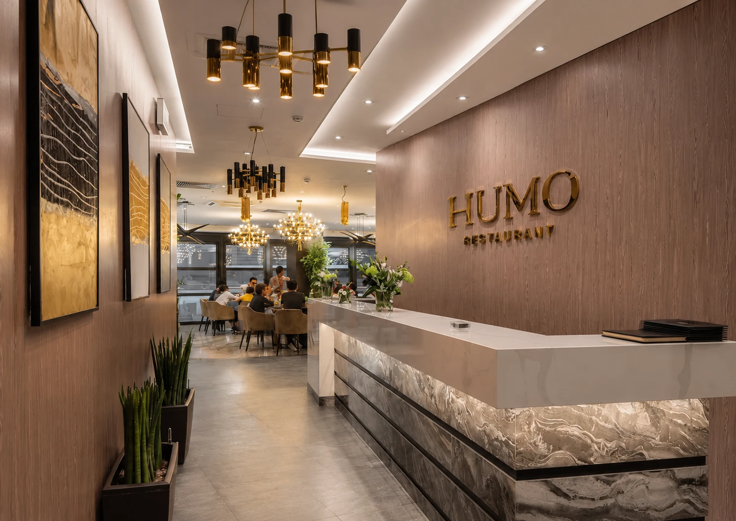 Humo restoran — VIP kechki ovqat boks kechasi